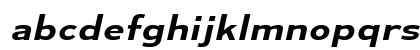 Mesmerize Expanded SemiBold Italic Lowercase Preview