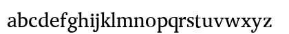 Auctoritas Regular Lowercase Preview