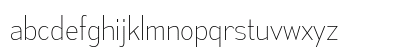 Mesmerize SemiCondensed UltraLight Lowercase Preview