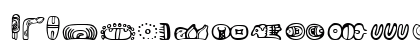 MesoAmerica Dings Regular Lowercase Preview
