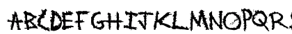 MetalWitch Regular Lowercase Preview