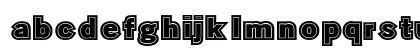 Metro College Expanded Bold Lowercase Preview
