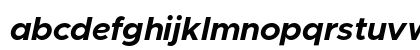 Metropolis Bold Italic Preview