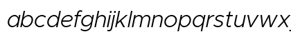 Metropolis Light Italic Preview