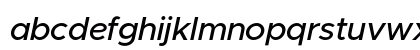 Metropolis Medium Italic Preview
