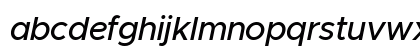 Metropolis Medium Italic Preview
