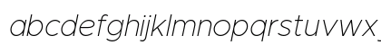 Metropolis Thin Italic Preview