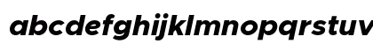 Metropolis Extra Bold Italic Preview