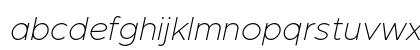 Metropolis Thin Italic Preview