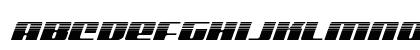 Michigan Halftone Italic Italic Lowercase Preview