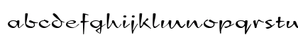 MineolaScriptSSK Regular Lowercase Preview