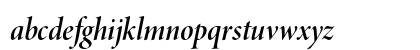 Minion Pro Semibold Cond Italic Display Preview
