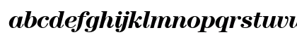 ModernCentury BoldItalic Lowercase Preview