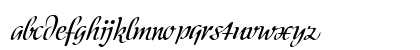 Modeschrift Regular Lowercase Preview