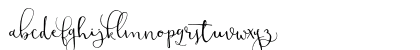 Modesty Regular Lowercase Preview