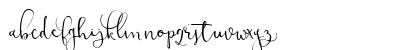 Modesty Regular Lowercase Preview