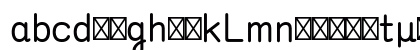 MO GSuujiSI K40 Lowercase Preview