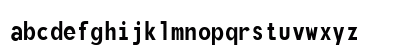 Monofonto Regular Lowercase Preview
