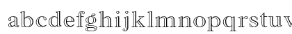 Monotype Old Style MT Std Bold Outline Lowercase Preview