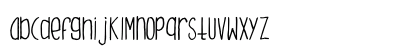 Monster Monster Regular Lowercase Preview