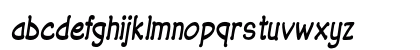 Monster Marker Condensed Italic Lowercase Preview