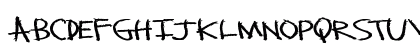 MonsterSlash Regular Lowercase Preview