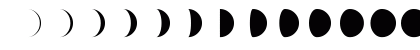 Moon Phases Regular Lowercase Preview