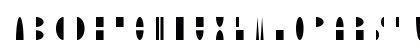 Moonblock Regular Lowercase Preview