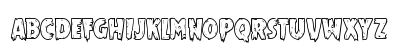 Mrs. Monster Bold Outline Regular Lowercase Preview