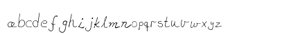 MTF akhn Regular Lowercase Preview