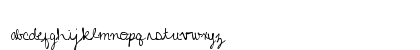 MTF Colleen Cursive Regular Lowercase Preview