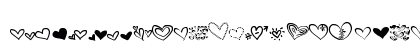MTF Heart Doodle Regular Lowercase Preview