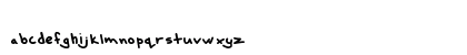 MTF Messy Regular Lowercase Preview