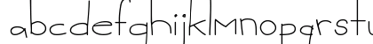 MTF Sweetie Regular Lowercase Preview