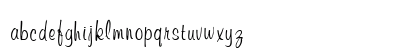 Muriel Regular Lowercase Preview