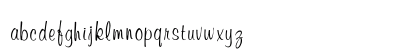 Muriel Regular Lowercase Preview