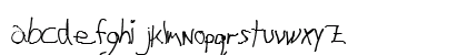 My Left Font Normal Lowercase Preview