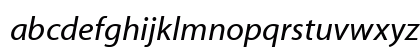 Myriad Web Pro Italic Preview