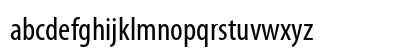 Myriad Pro Condensed Lowercase Preview