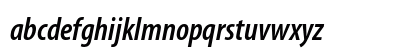 Myriad Pro Semibold Condensed Italic Preview