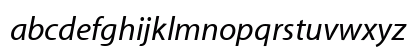 MyriadRegularItalic Normal Preview