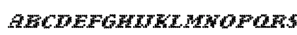 Narly Medium Lowercase Preview
