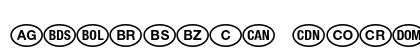 NationalCodes America Lowercase Preview