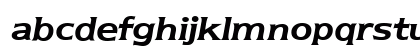 Nebraska BoldItalic Lowercase Preview