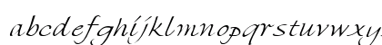 Negative Oblique Lowercase Preview