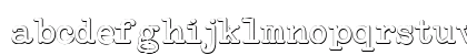 NeoBulletin Beveled Regular Lowercase Preview