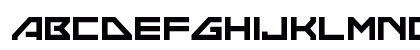 Neo-Navy Bold Lowercase Preview