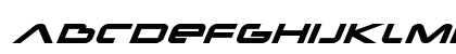 New Mars Expanded Italic Expanded Italic Lowercase Preview