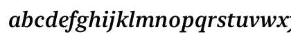 New York Small Medium Italic Lowercase Preview