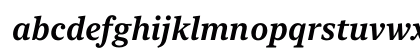 New York Small Semibold Italic Lowercase Preview